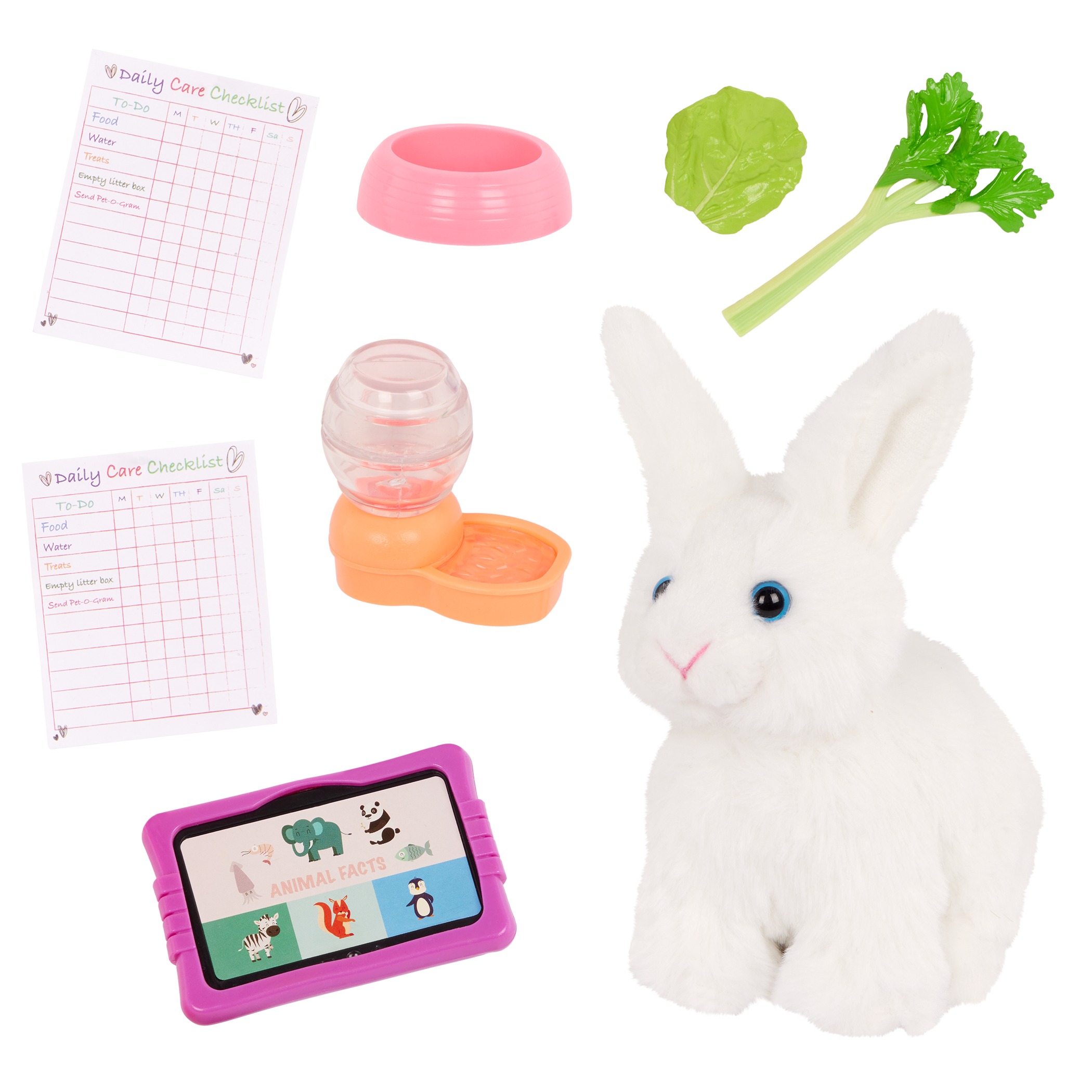 Our Generation 18-inch Doll Tabby and her pet bunny Summer