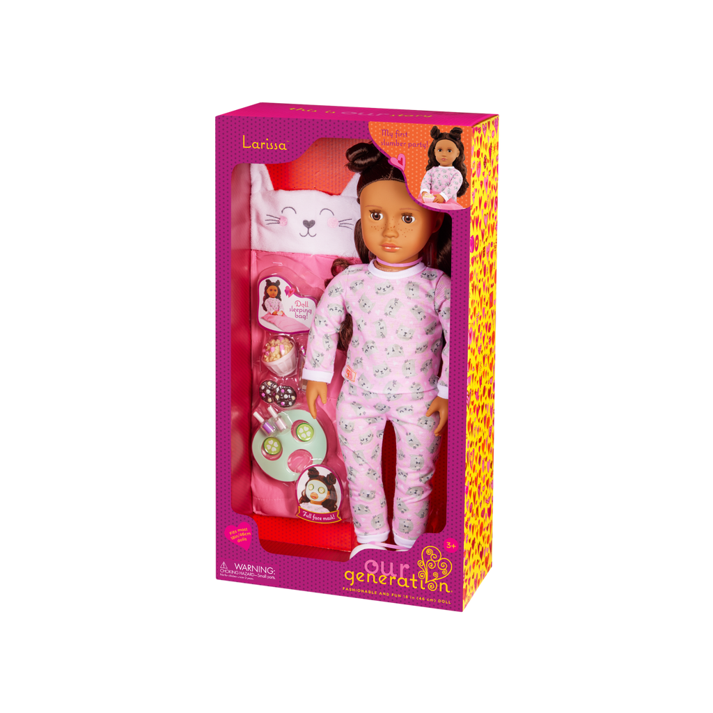 Our Generation 18-inch Doll Larissa and accessories