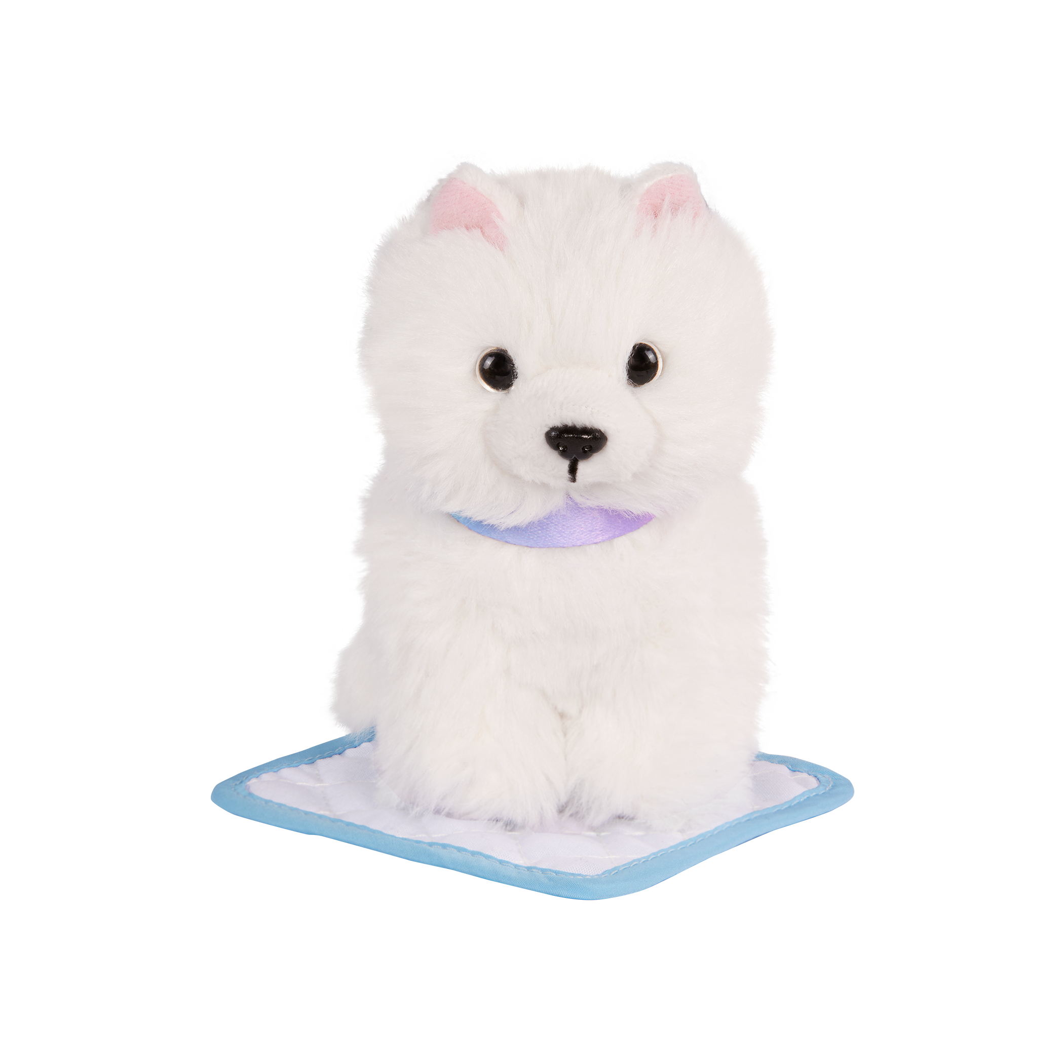 Our Generation 18-inch Doll Becca and her pet dog Pearl with pet accessories