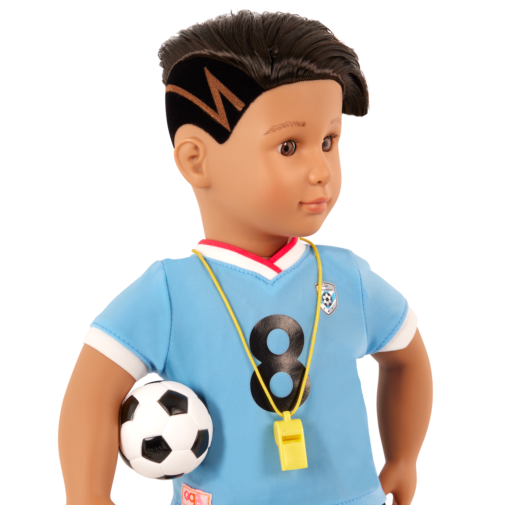 Our Generation Posable 18-inch Soccer Doll Mateo