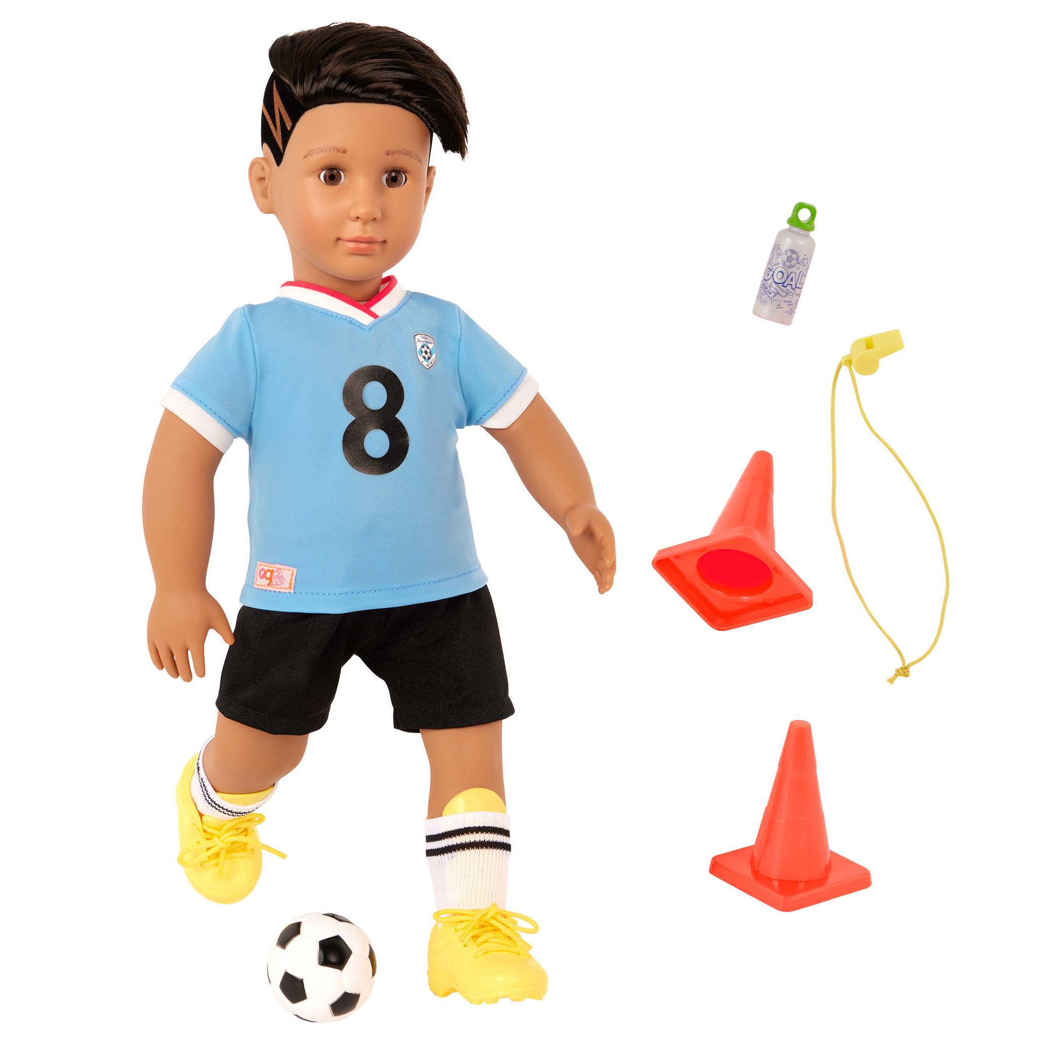 Our Generation Posable 18-inch Soccer Doll Mateo