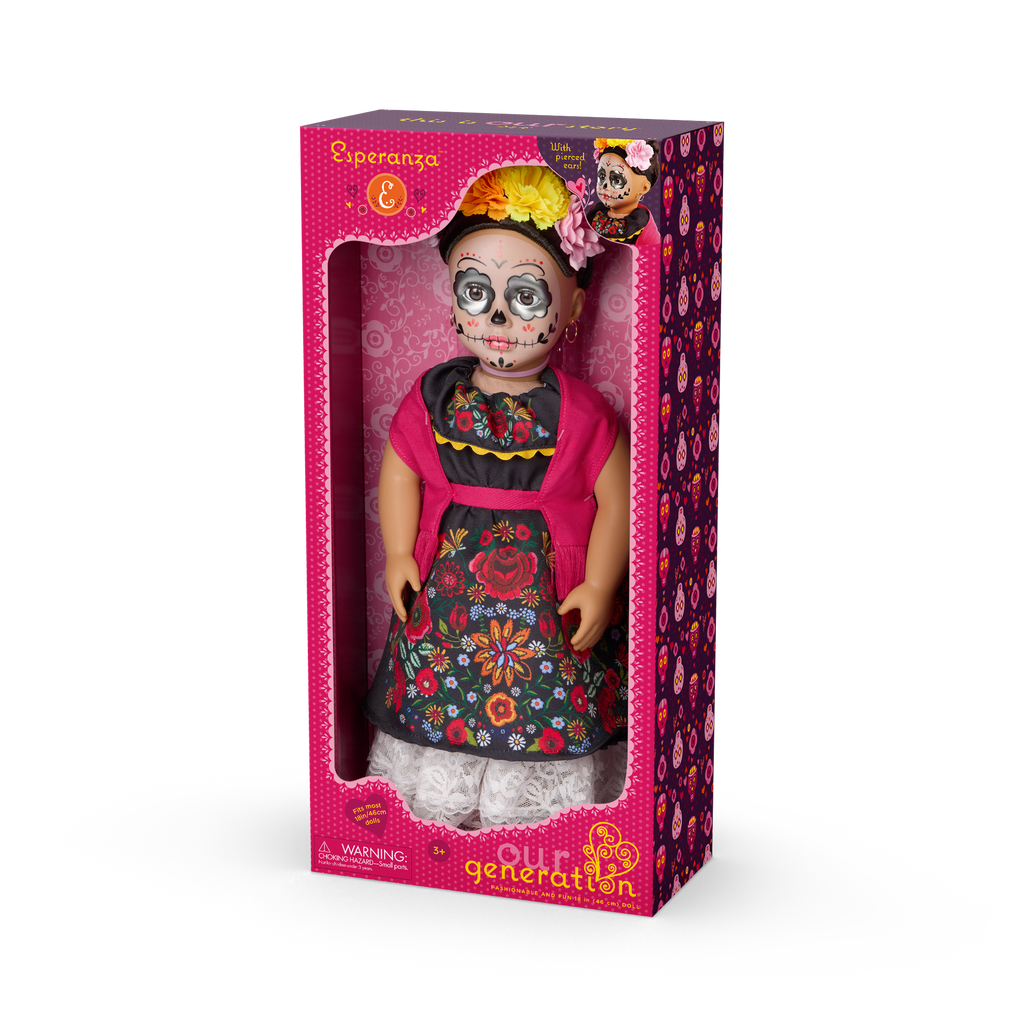 Our Generation 18-inch Dia de los Muertos Doll Esperanza