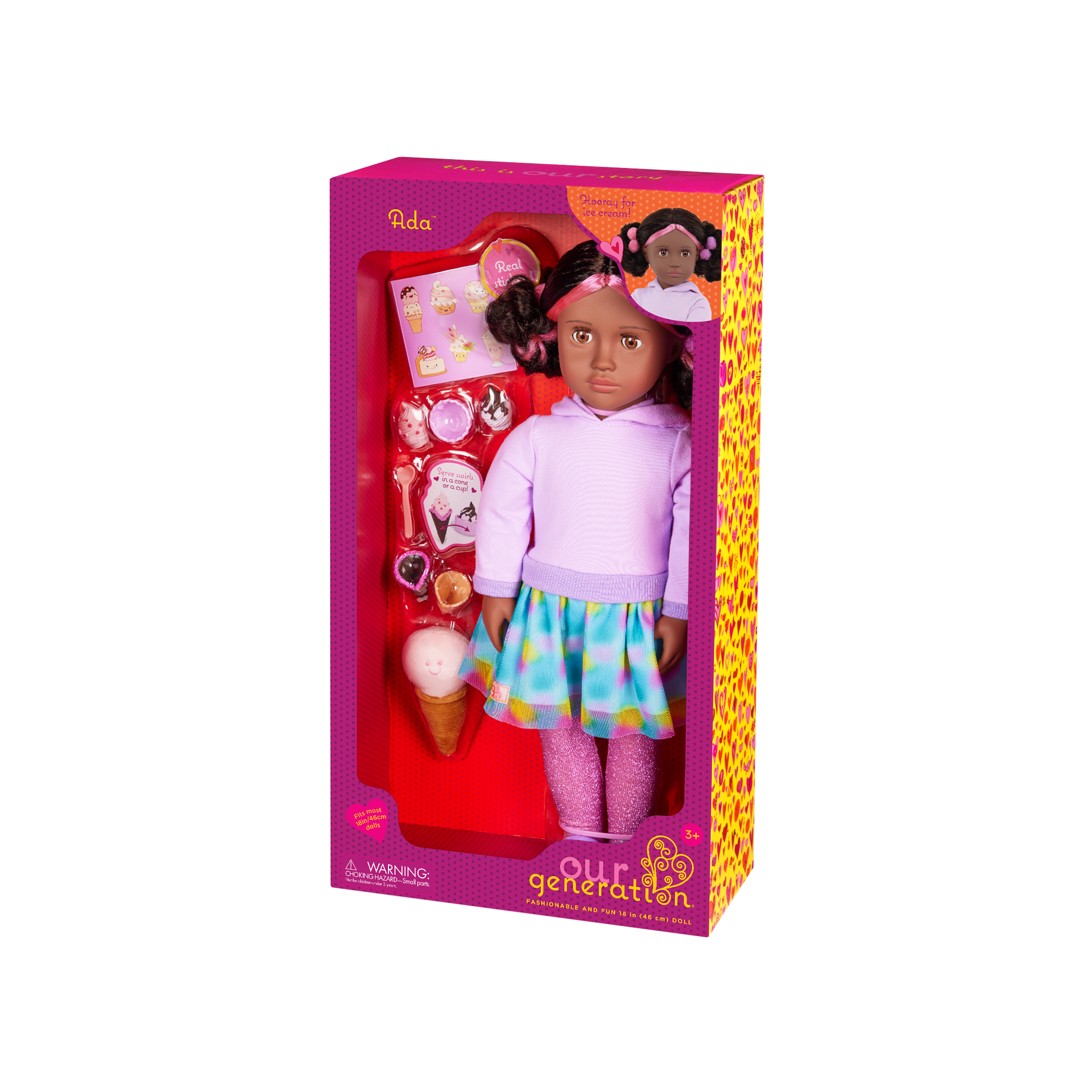 Our Generation 18-inch Doll Ada and accessories