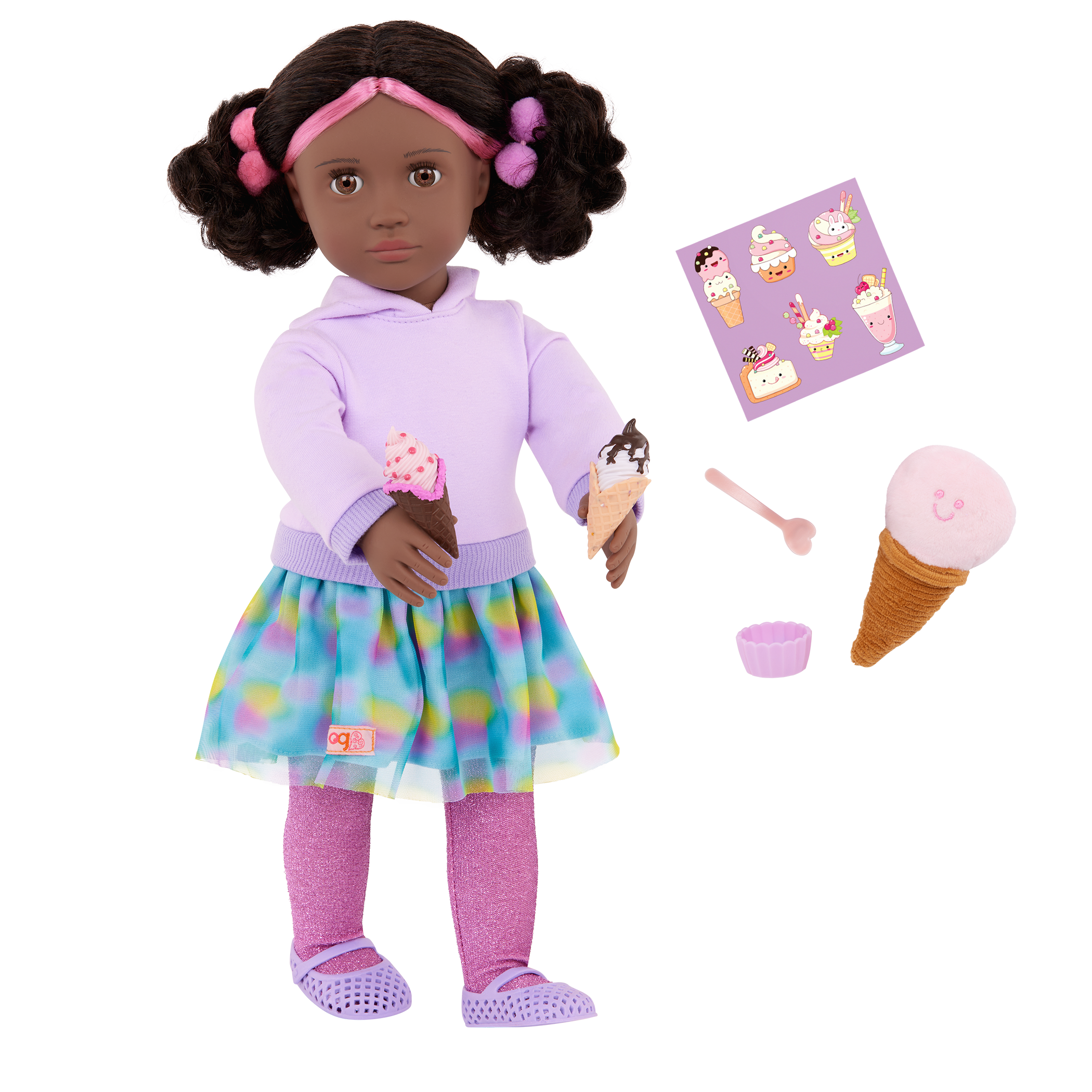 Our Generation 18-inch Doll Ada and accessories