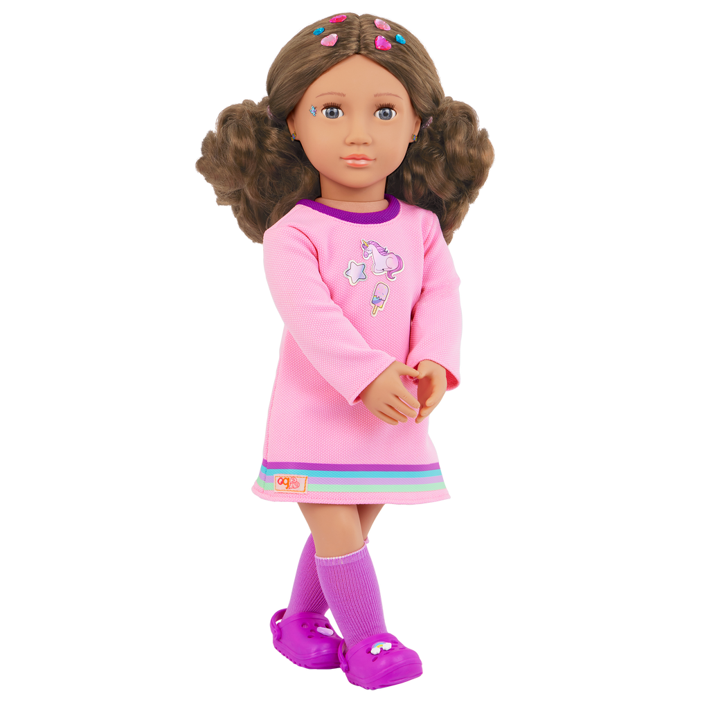 Our Generation 18-inch Doll Finley & Stickers