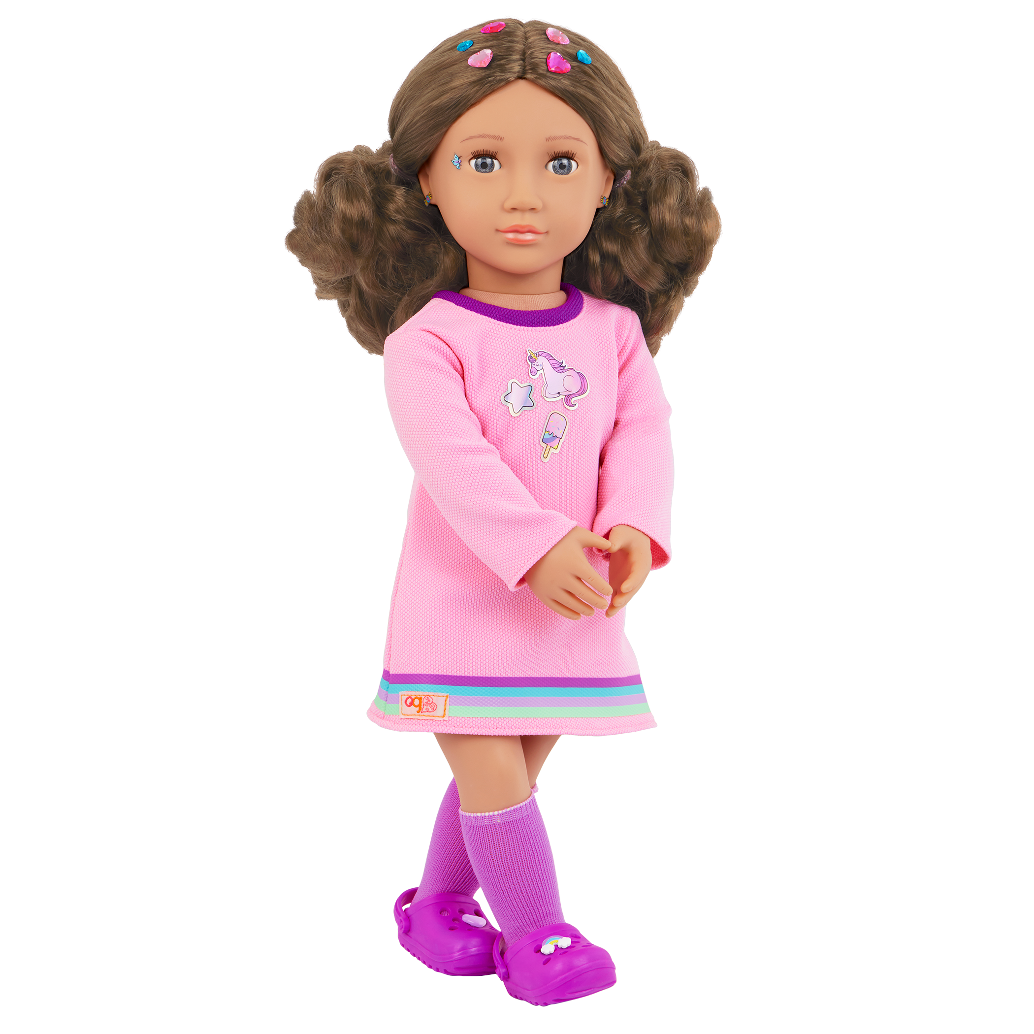 Our Generation 18-inch Doll Finley & Stickers