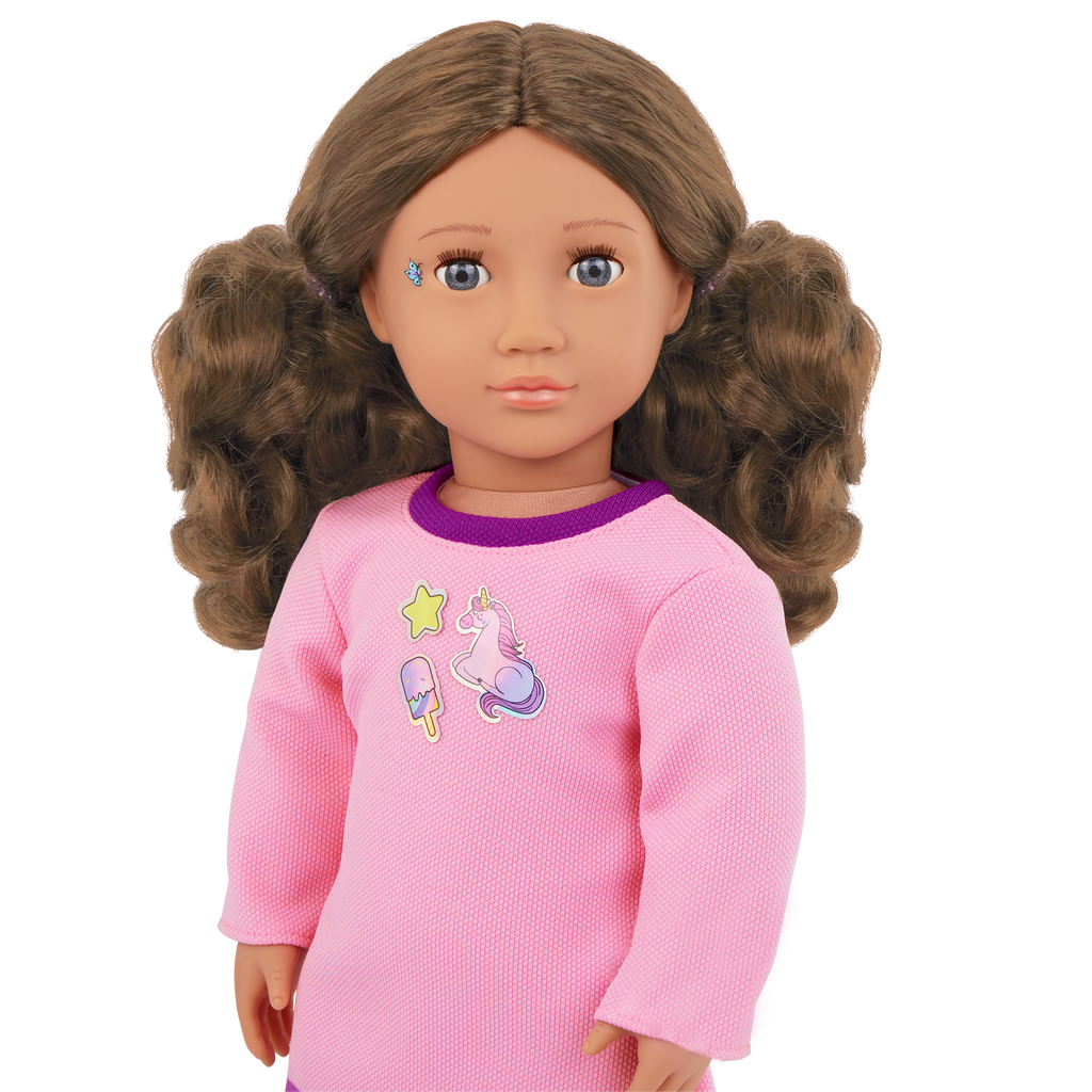 Our Generation 18-inch Doll Finley & Stickers