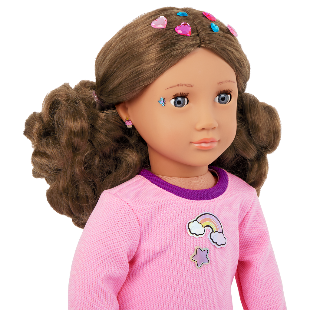 Our Generation 18-inch Doll Finley & Stickers