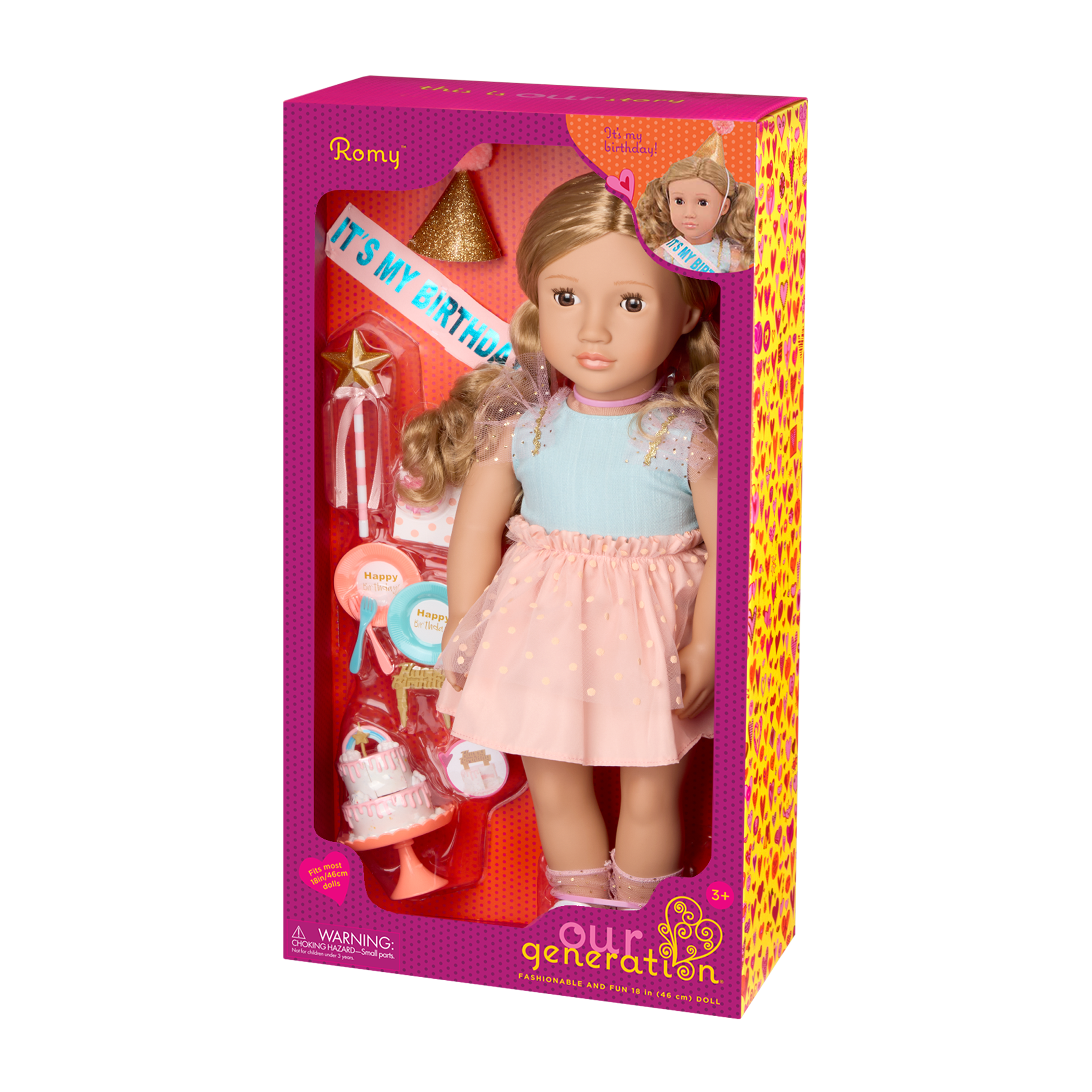 Our Generation 18-inch Birthday Doll Romy