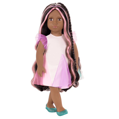 Our Generation 18" Hair Grow Doll Tasha & Accessories