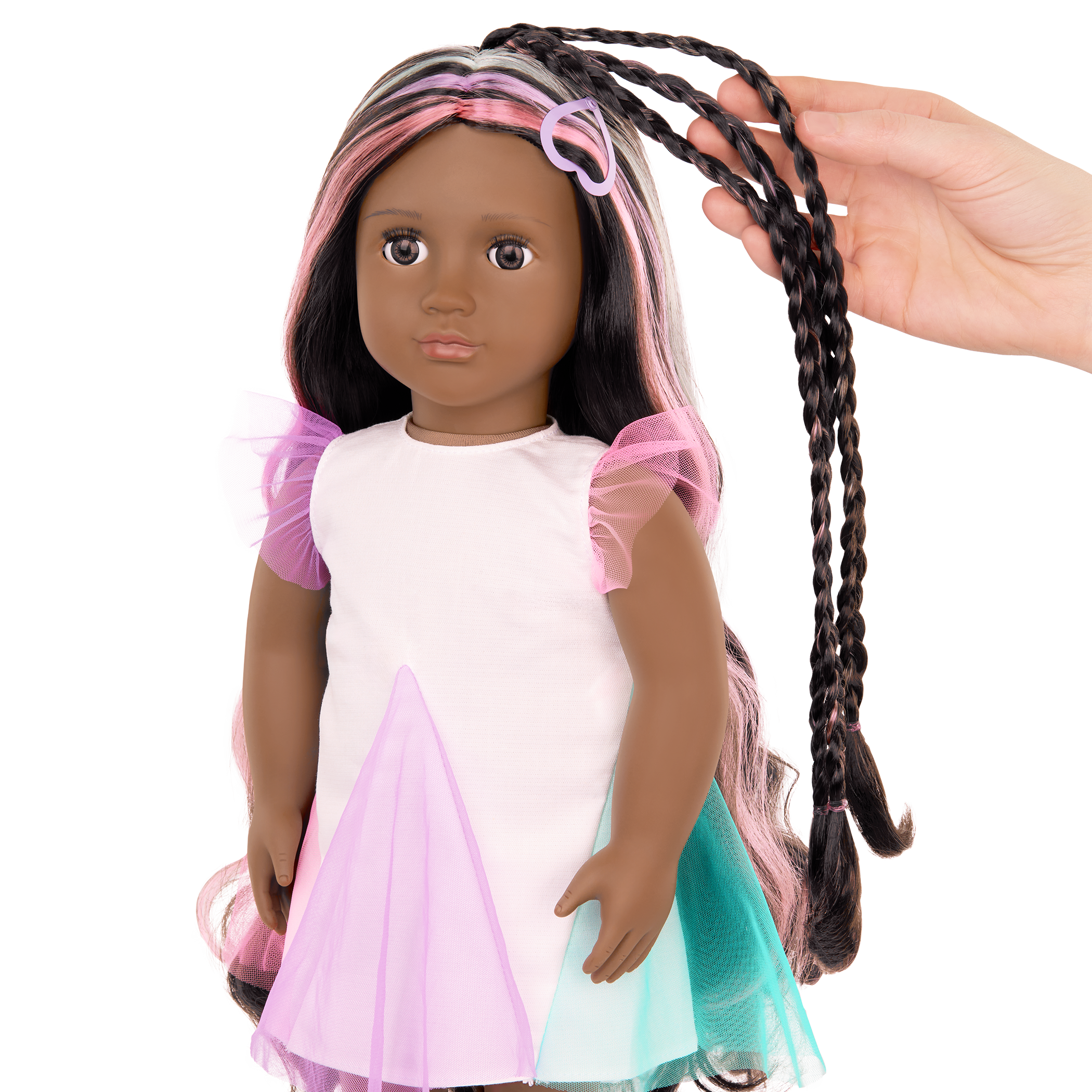 Our Generation 18" Hair Grow Doll Tasha & Accessories