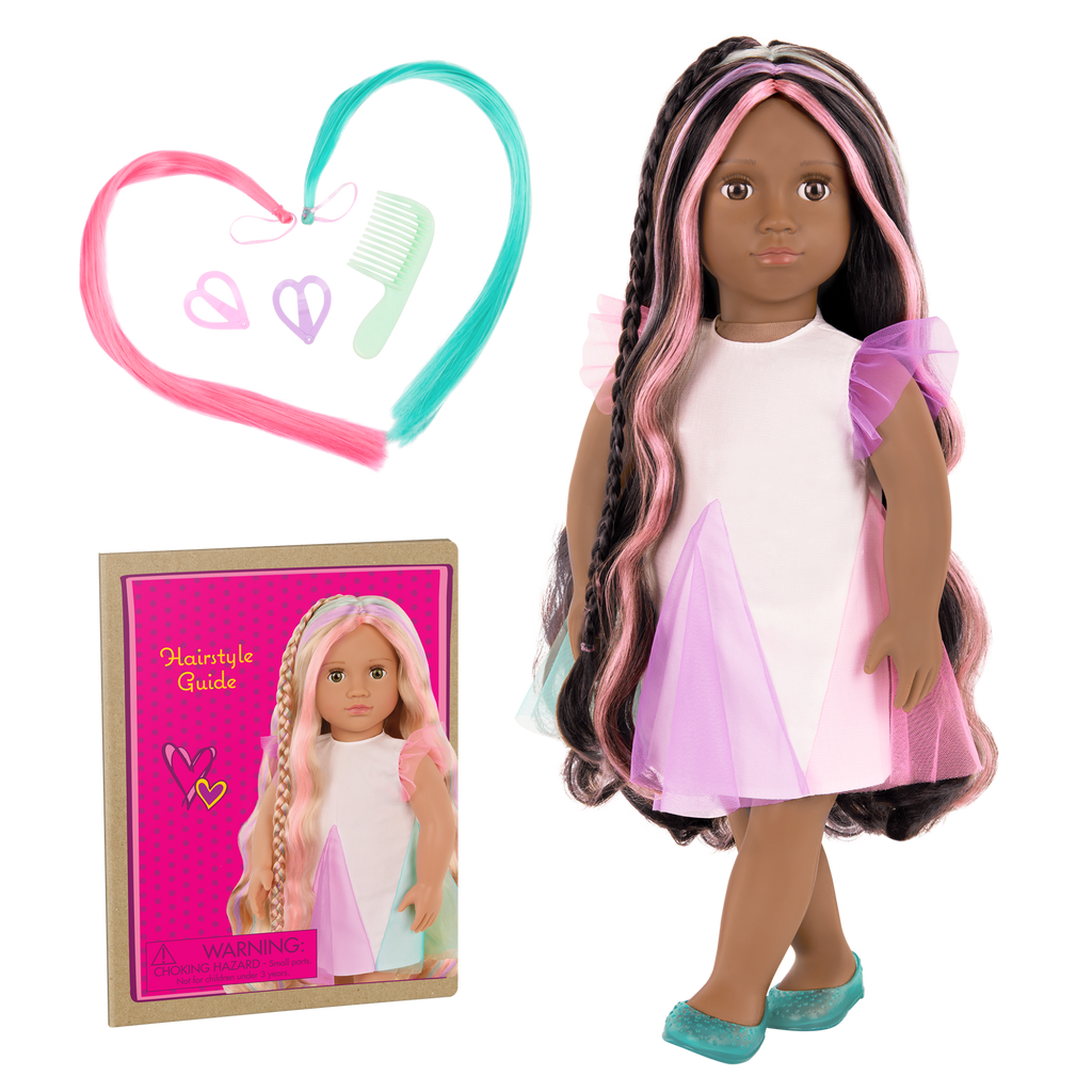 Our Generation 18" Hair Grow Doll Tasha & Accessories