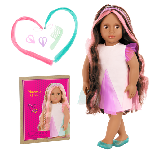 Our Generation 18" Hair Grow Doll Tania & Accessories