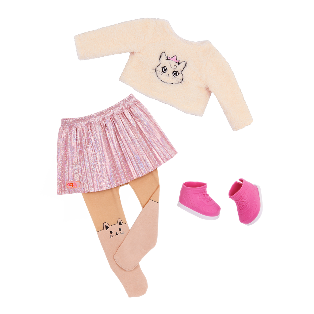 Our Generation Doll Sheela & Pet Cat Set