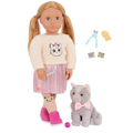 Our Generation Doll Sheela & Pet Cat Set