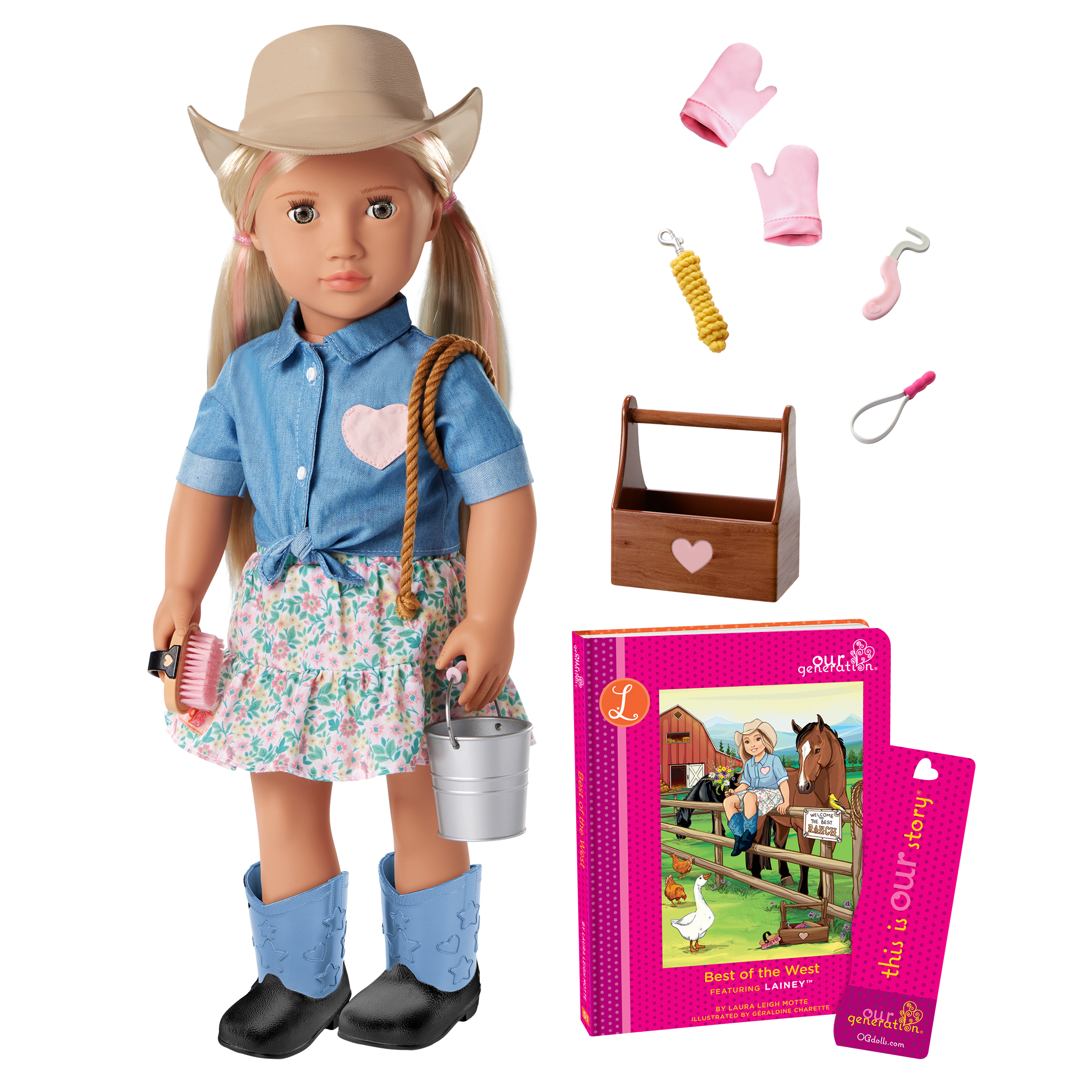 Our Generation 18-inch Doll Lainey & Accessories