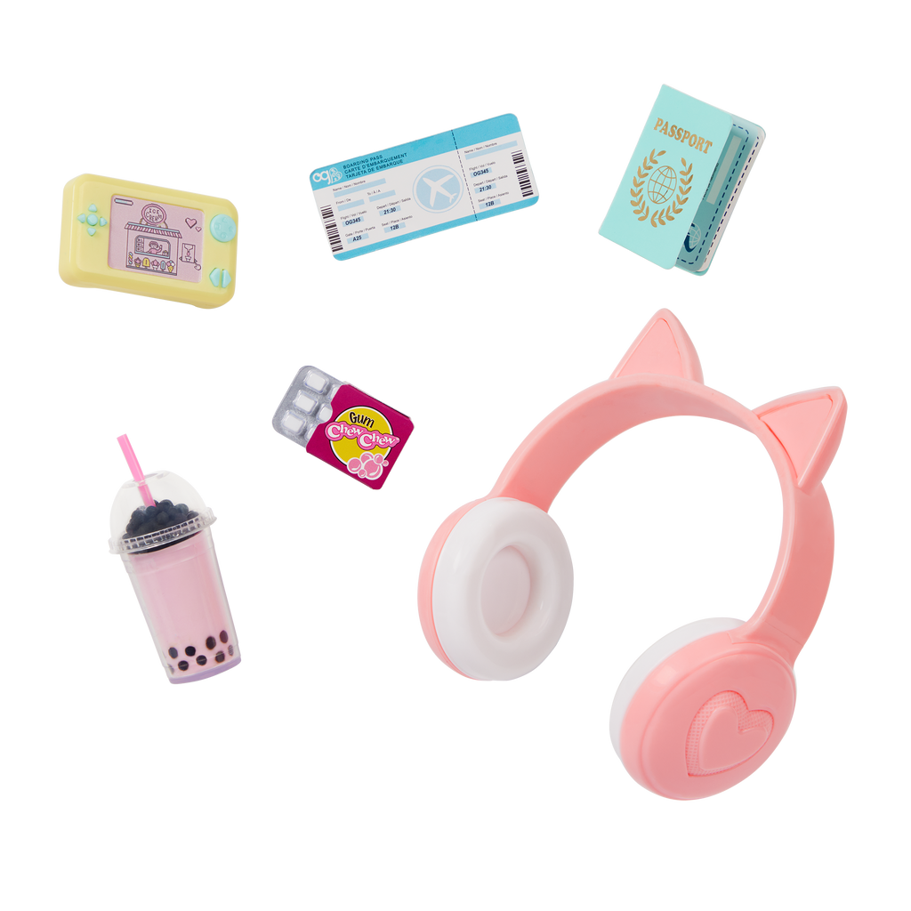 Our Generation 18-inch Doll Linzi & Travel Accessories