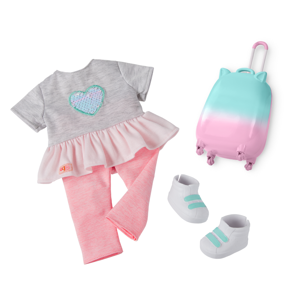 Our Generation 18-inch Doll Linzi & Travel Accessories