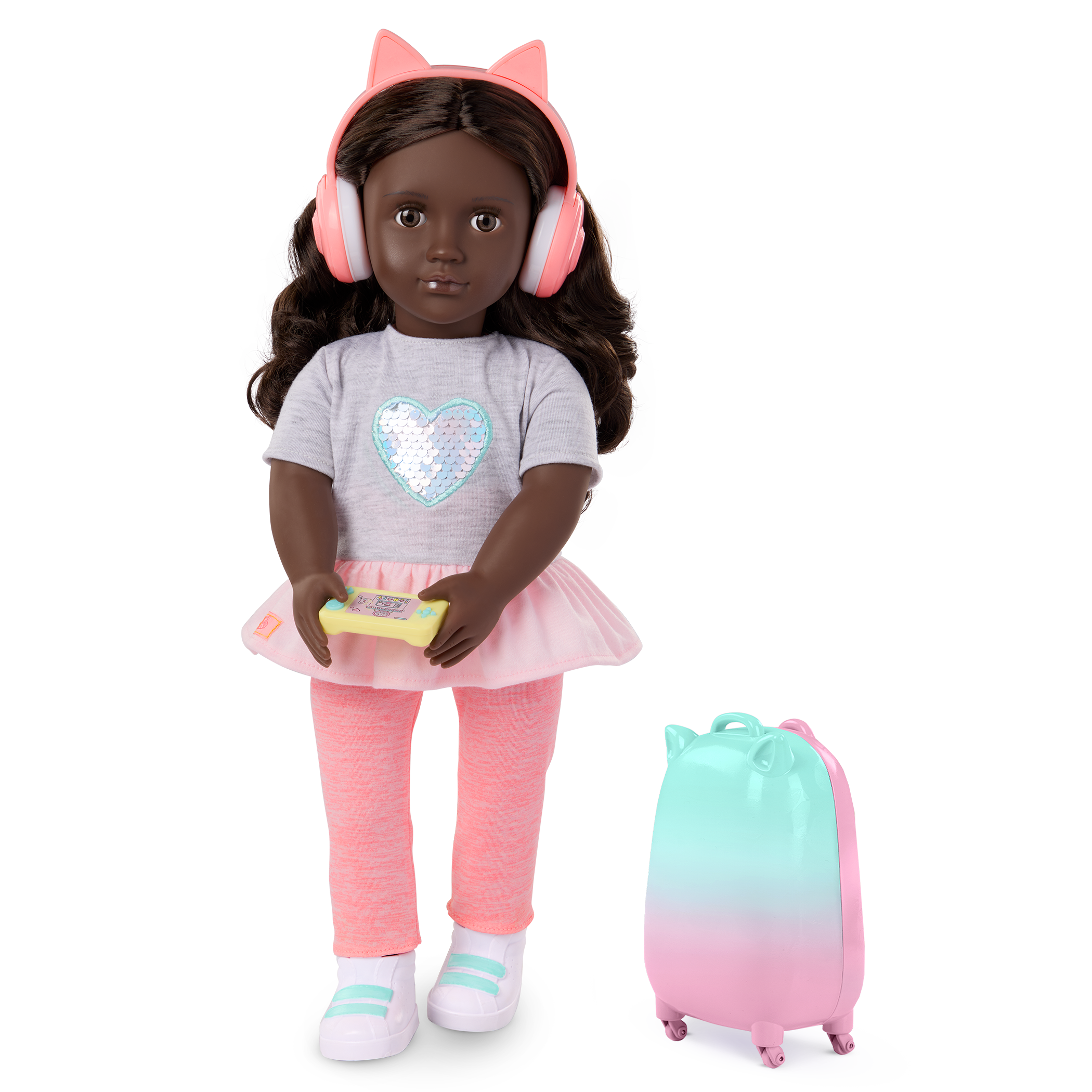 Our Generation 18-inch Doll Kezia & Travel Accessories