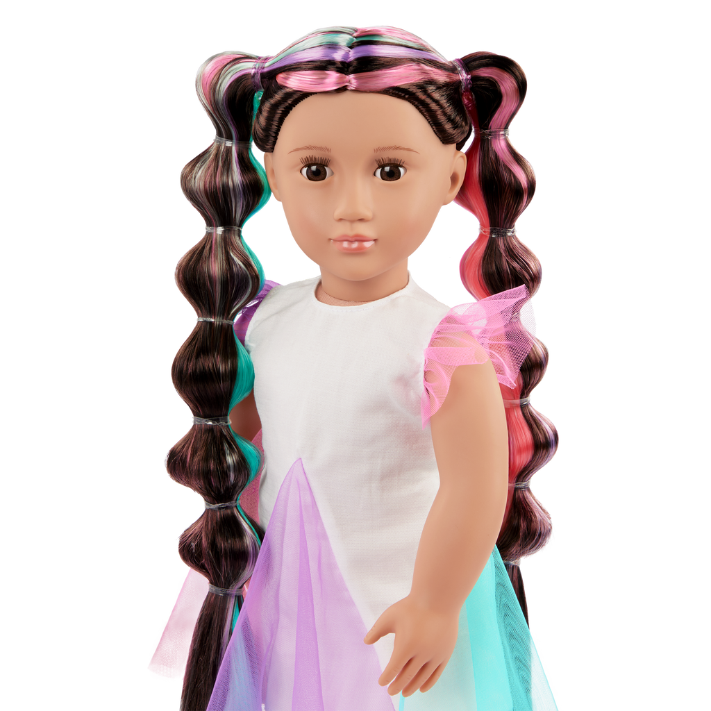 Our Generation 18-inch Rainbow Hair Grow Doll Tina