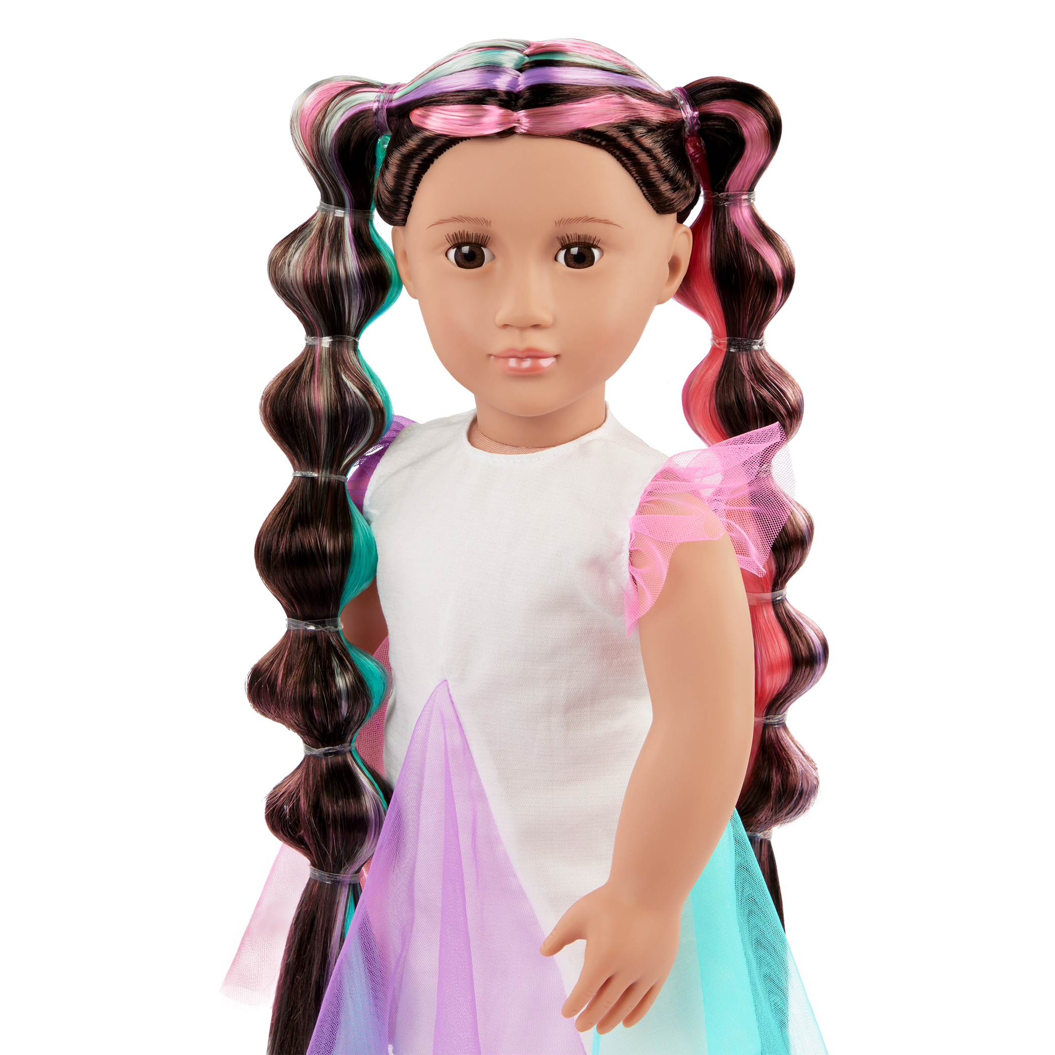 Our Generation 18-inch Rainbow Hair Grow Doll Tina