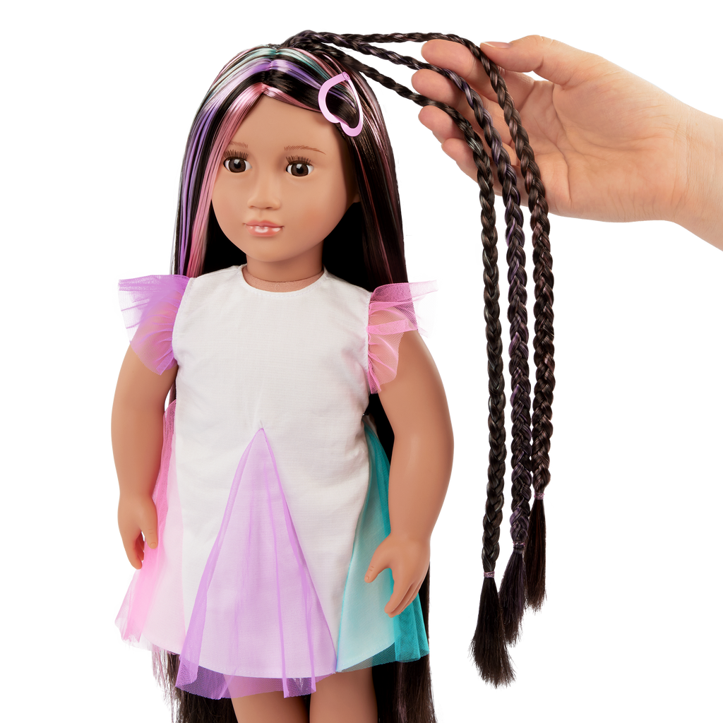 Our Generation 18-inch Rainbow Hair Grow Doll Tina