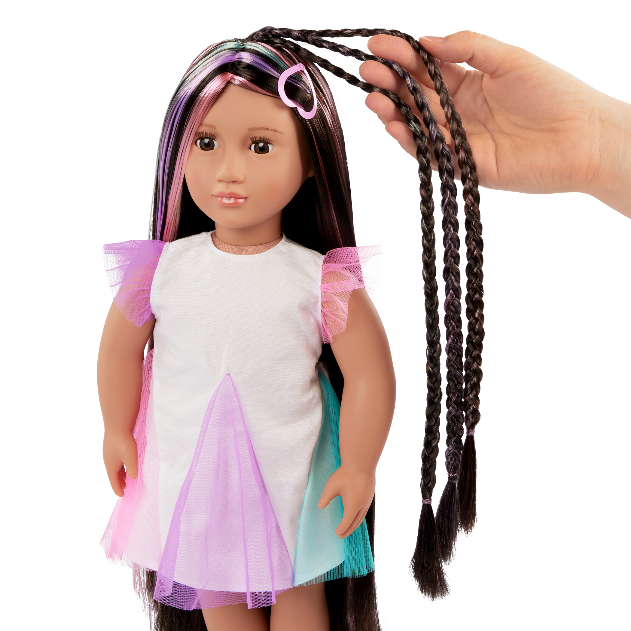 Our Generation 18-inch Rainbow Hair Grow Doll Tina
