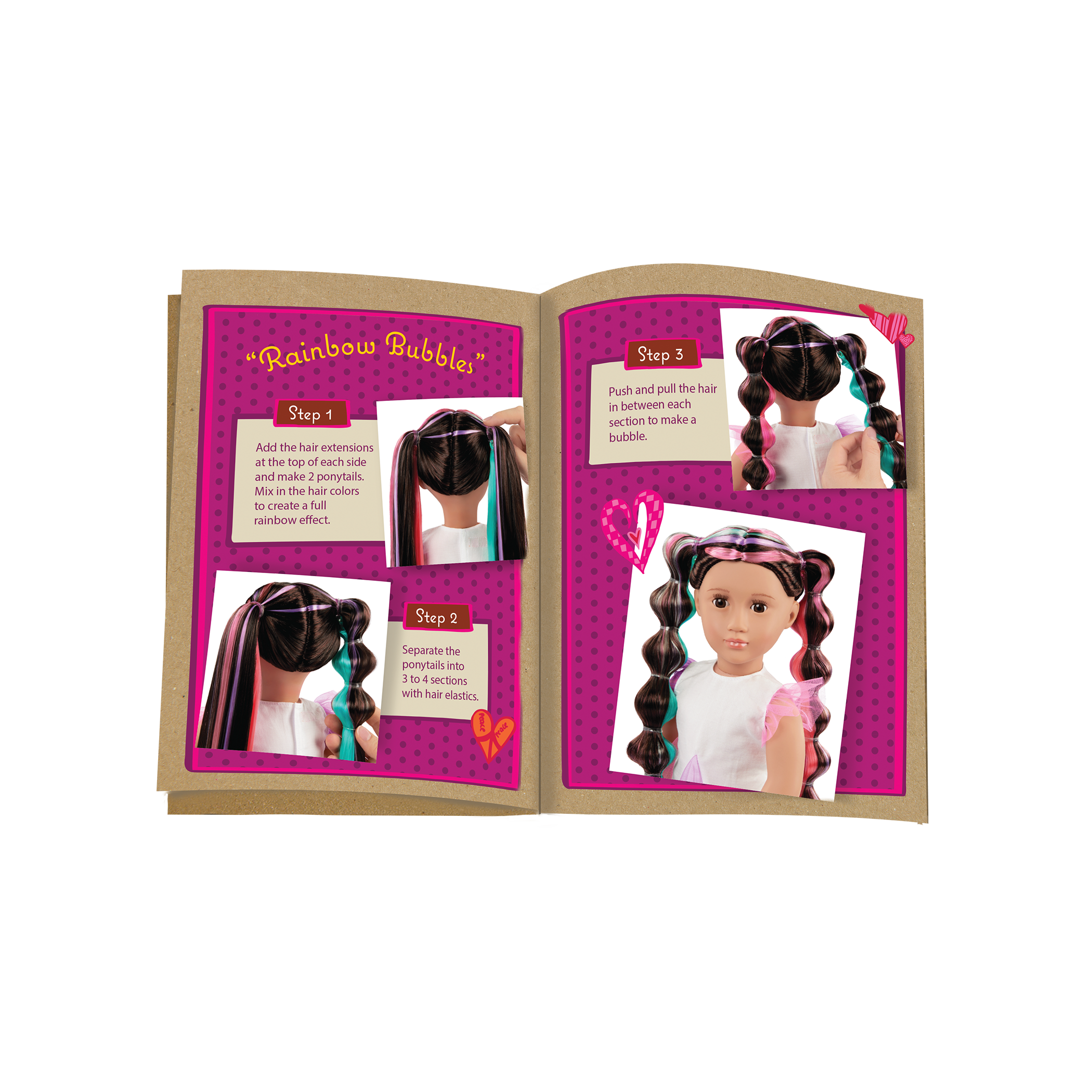 Our Generation 18-inch Rainbow Hair Grow Doll Tina