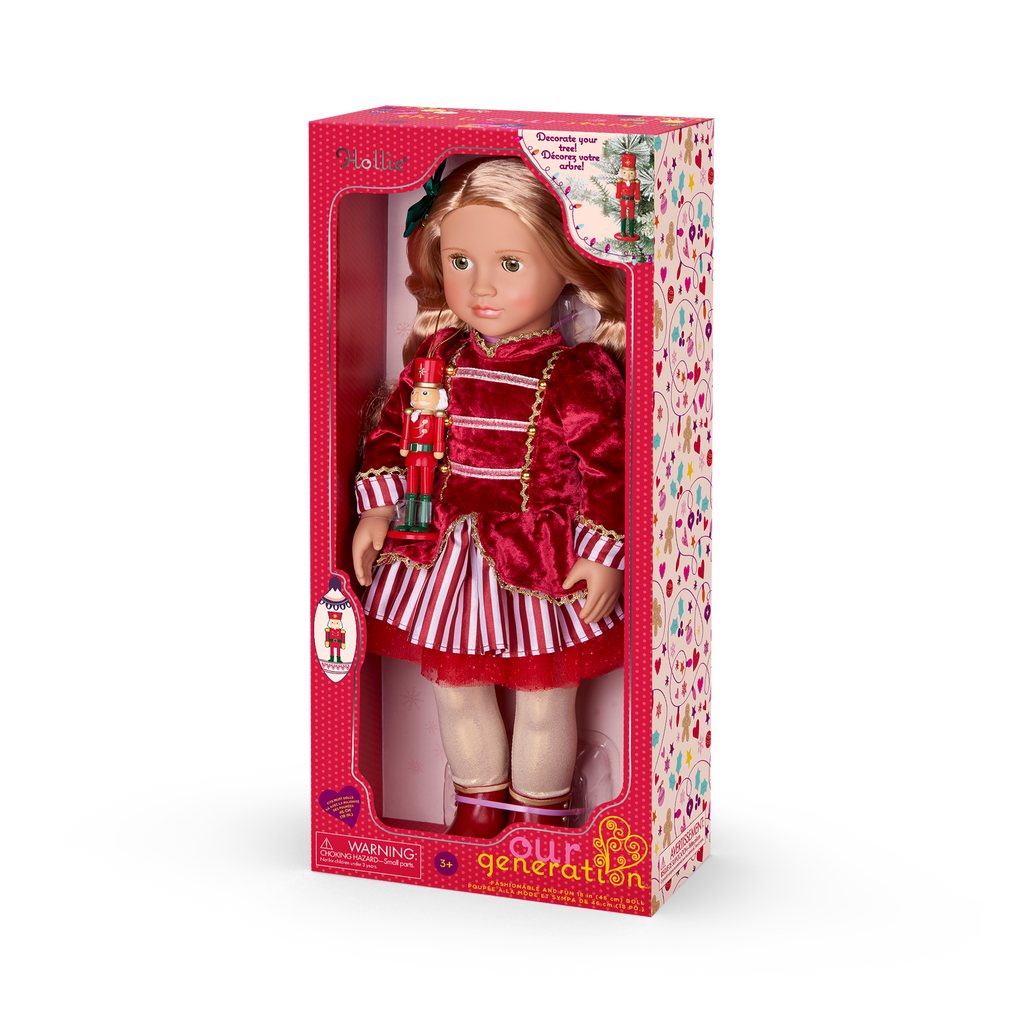 Our Generation 18-inch Holiday Doll Hollie