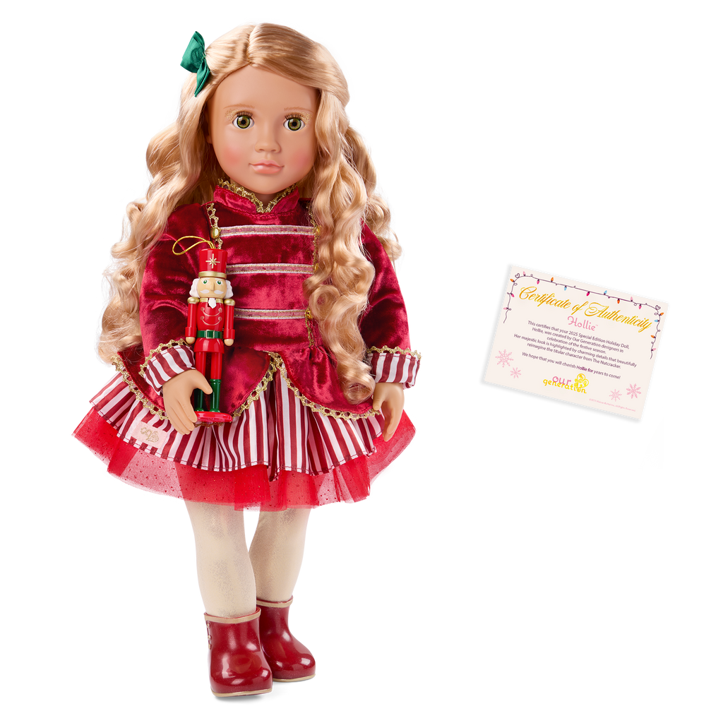Our Generation 18-inch Holiday Doll Hollie