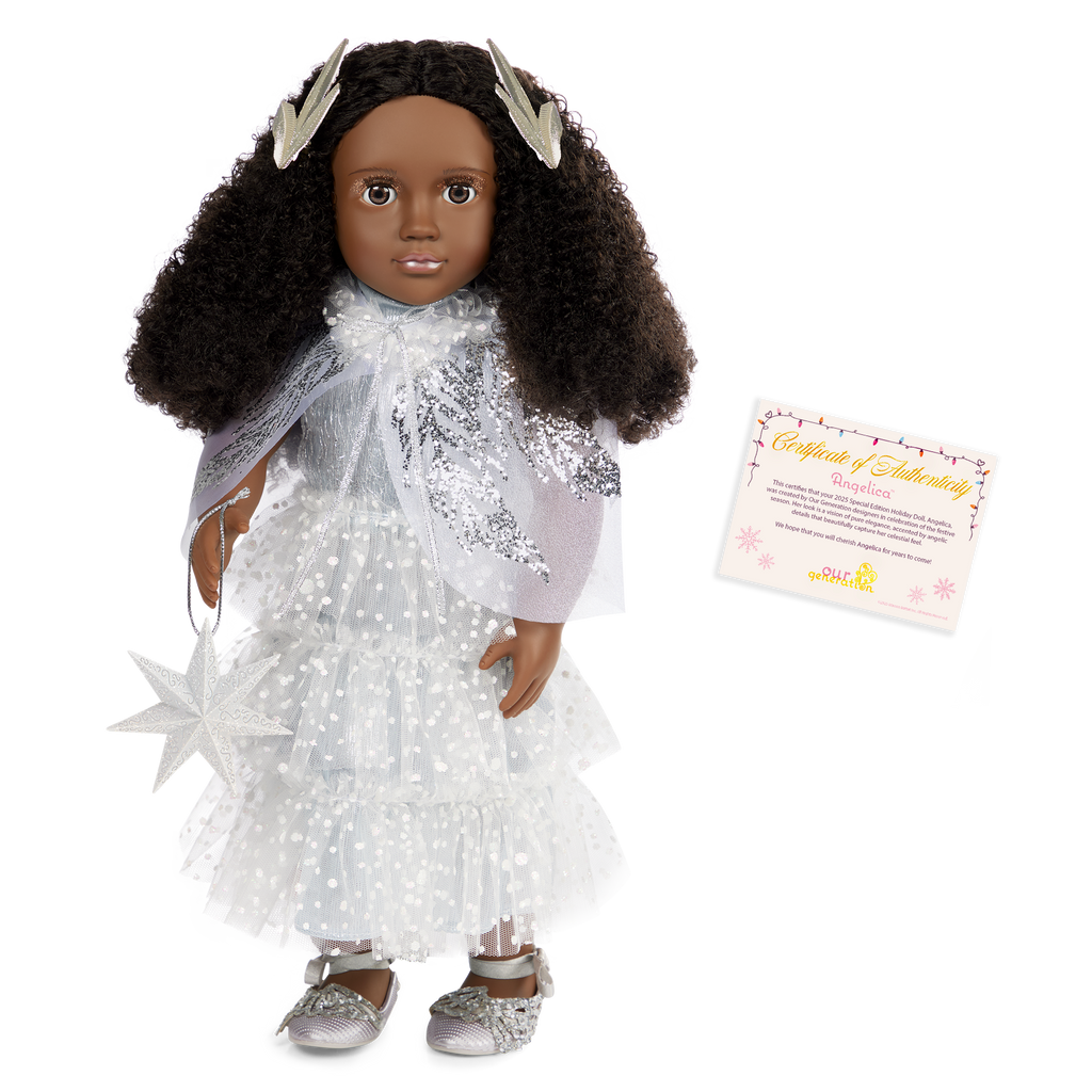 Our Generation 18-inch Holiday Doll Angelica