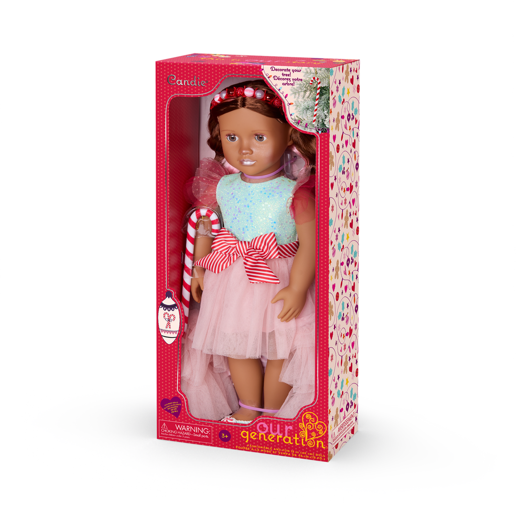 Our Generation 18-inch Holiday Doll Candie