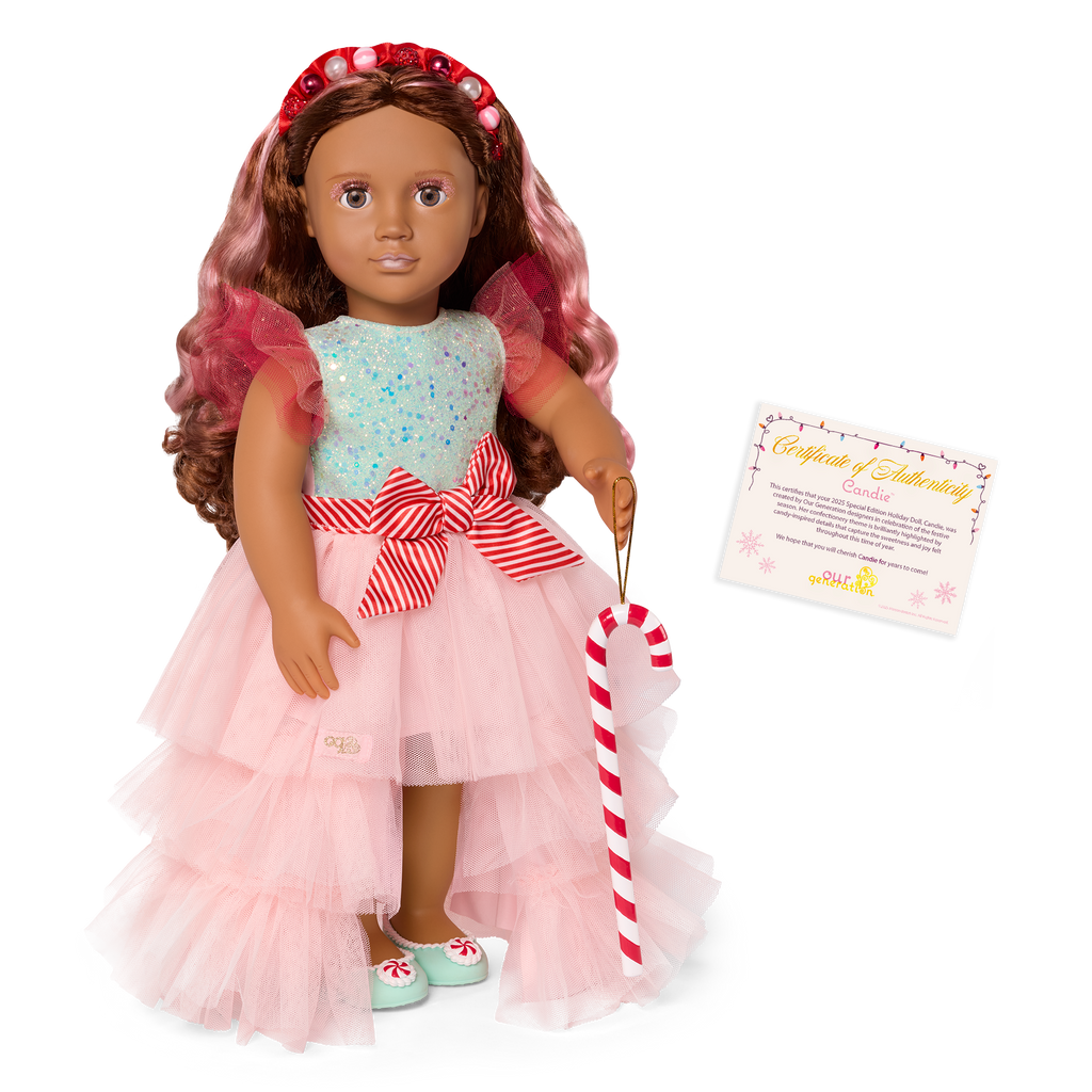 Our Generation 18-inch Holiday Doll Candie
