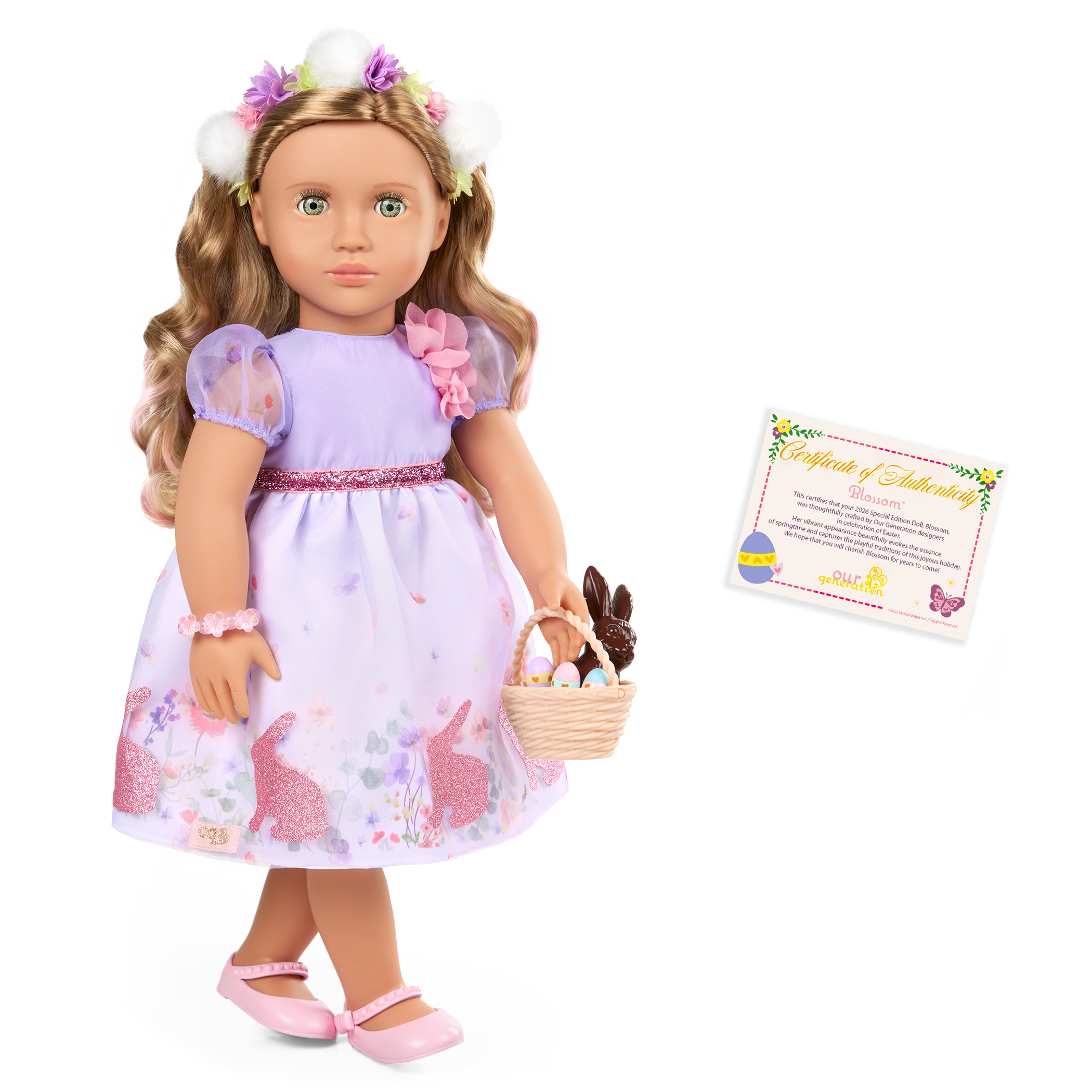 Our Generation 18-inch Easter Doll Blossom