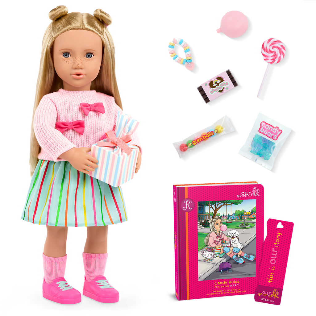 Our Generation Posable 18-inch Doll Kat & Accessories