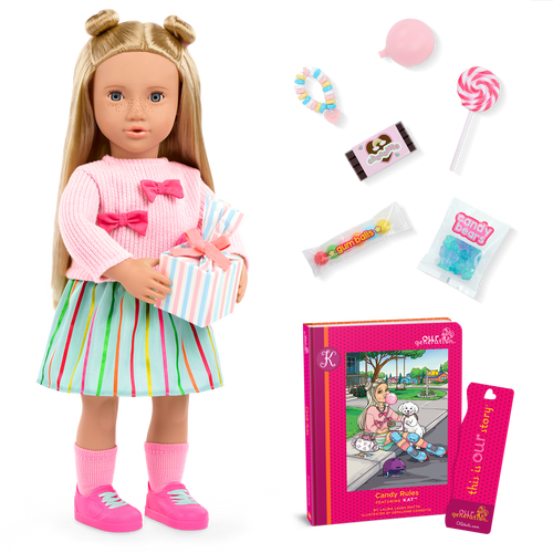 Our Generation Posable 18-inch Doll Kat & Accessories