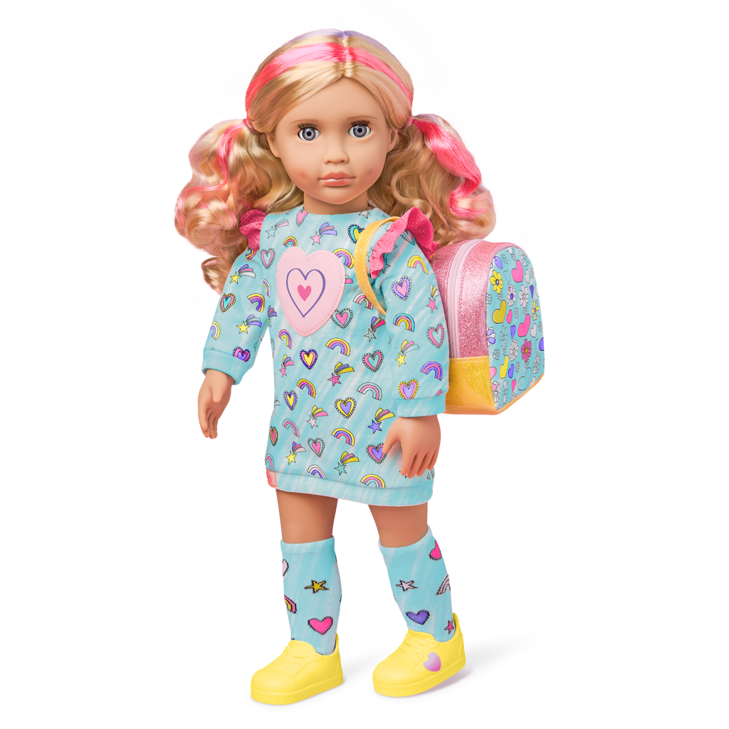 Our Generation 18-inch Doll Aya Color Me Fabulous
