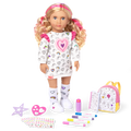 Our Generation 18-inch Doll Aya Color Me Fabulous