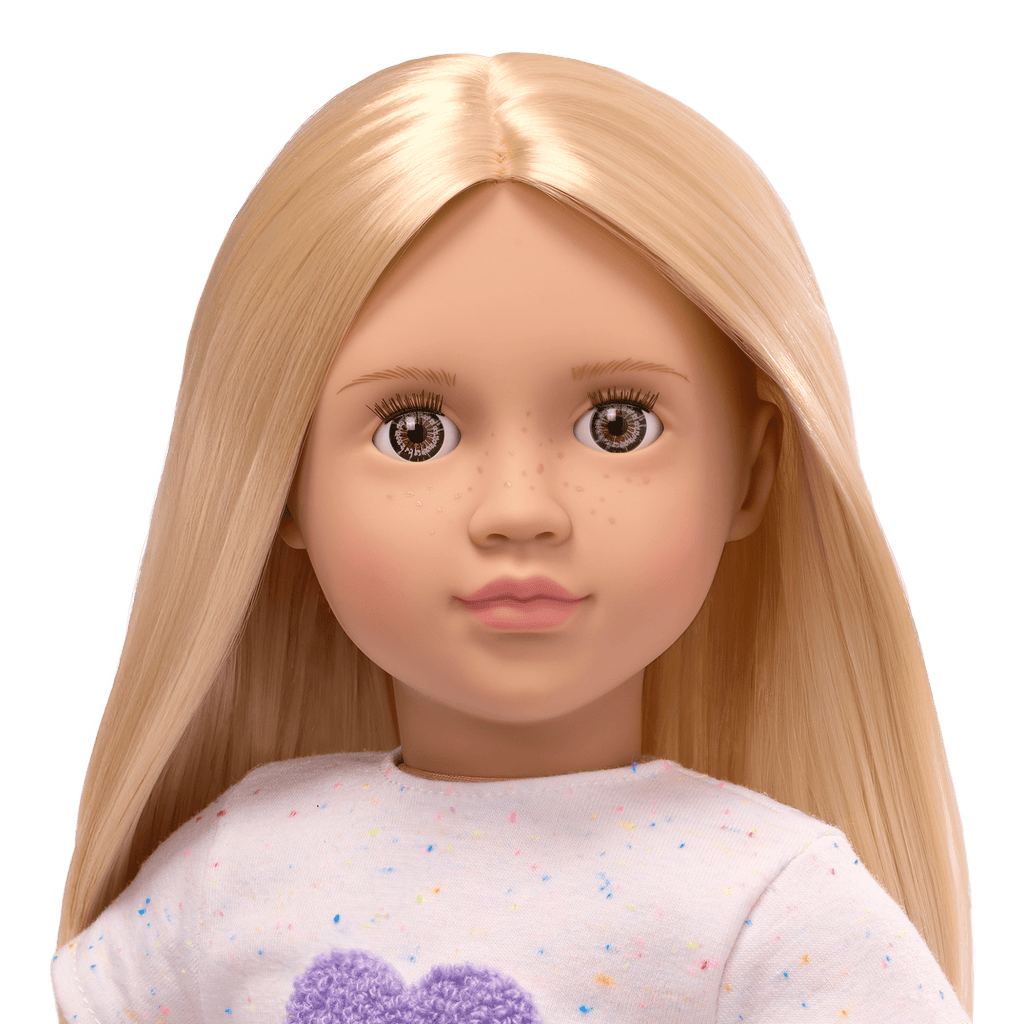 Our Generation 18-inch Doll Beatrice & Pet Kitty Bitsy