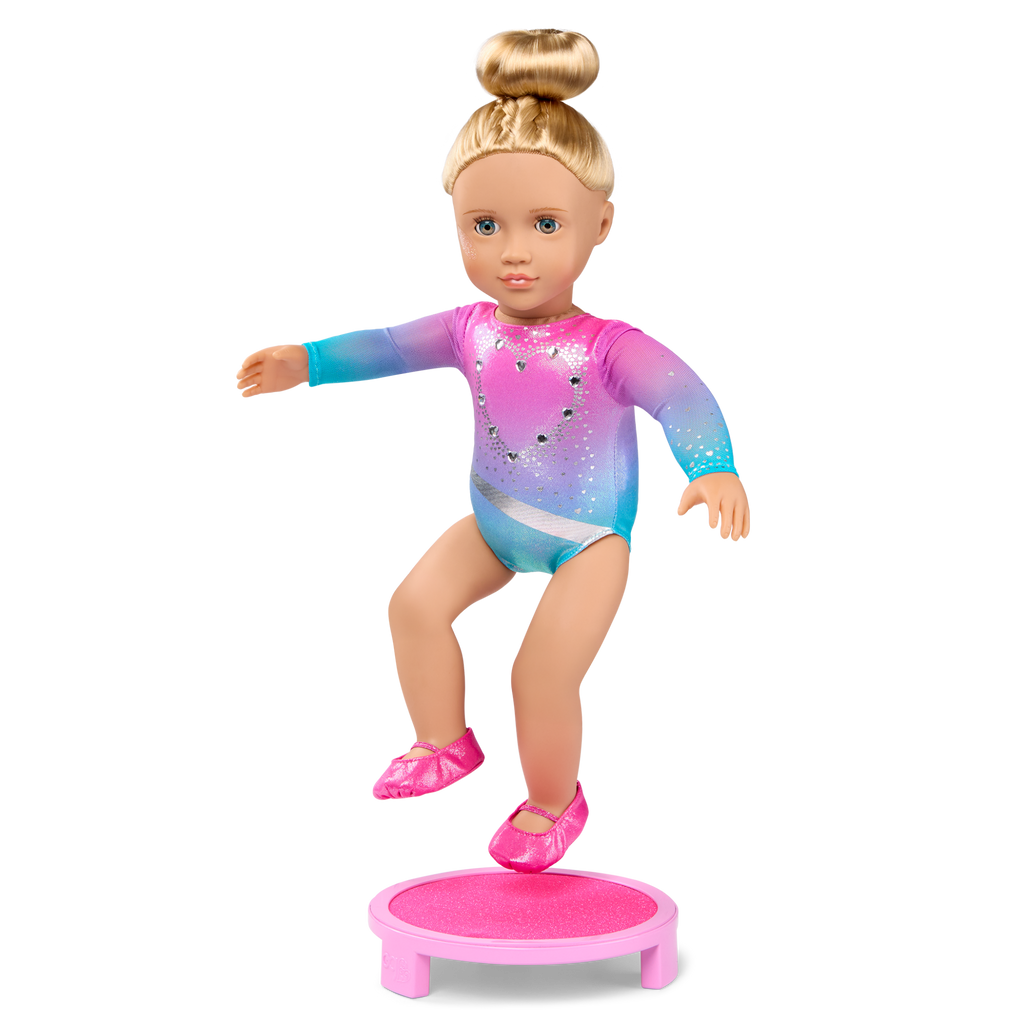 Our Generation 18-inch Gymnastics Doll Elia Dreams & Beams