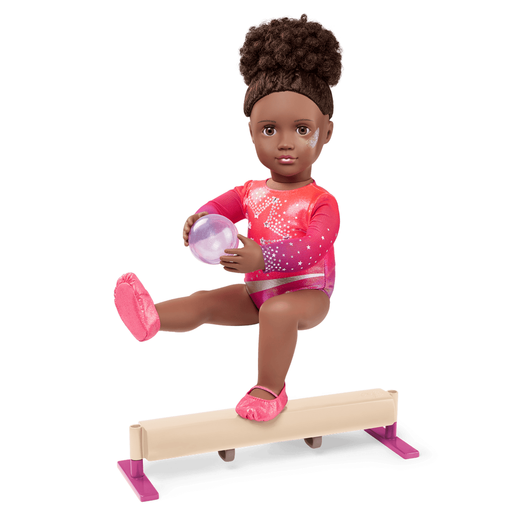 Our Generation 18-inch Gymnastics Doll Janna