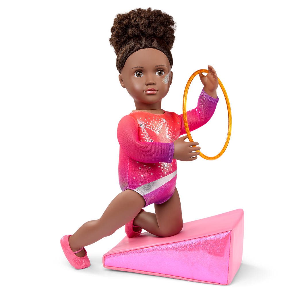 Our Generation 18-inch Gymnastics Doll Janna