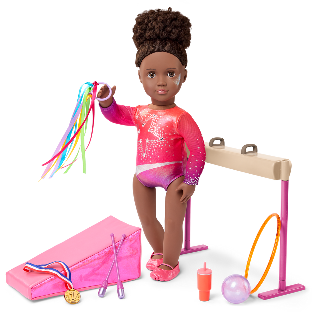 Our Generation 18-inch Gymnastics Doll Janna