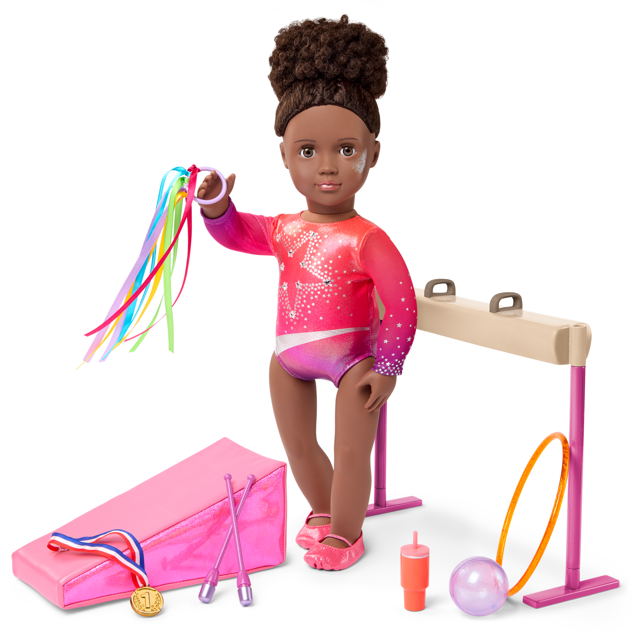 Our Generation 18-inch Gymnastics Doll Janna