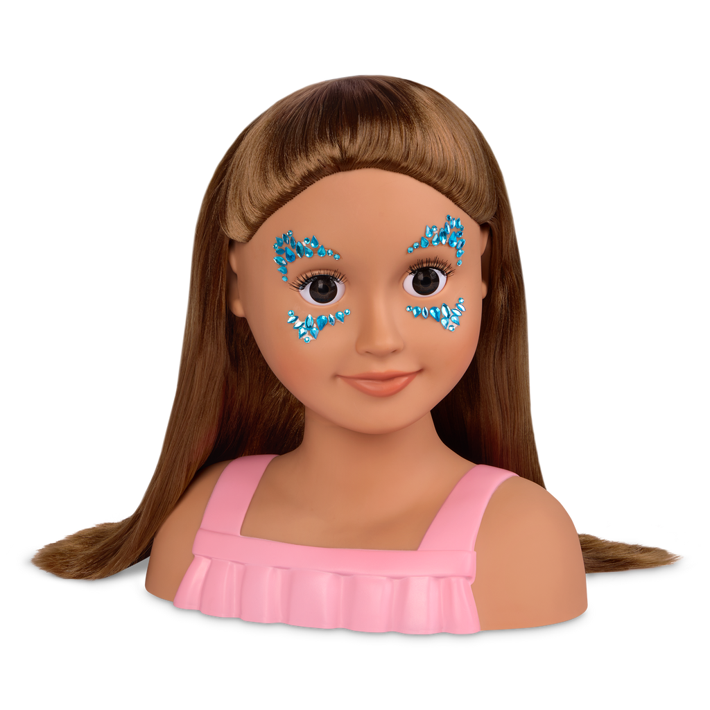 Our Generation Fab & Fun Styling Doll Head Talia