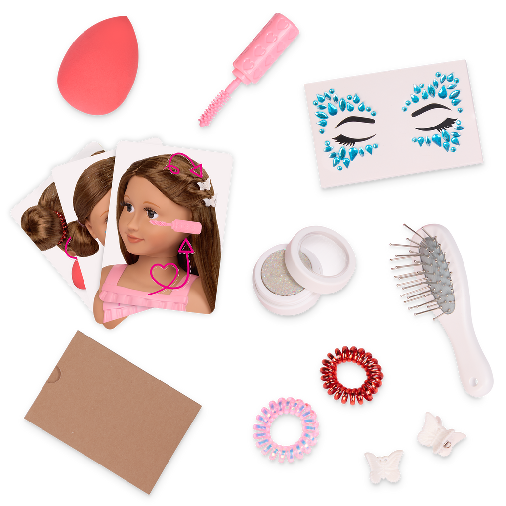 Our Generation Fab & Fun Styling Doll Head Talia