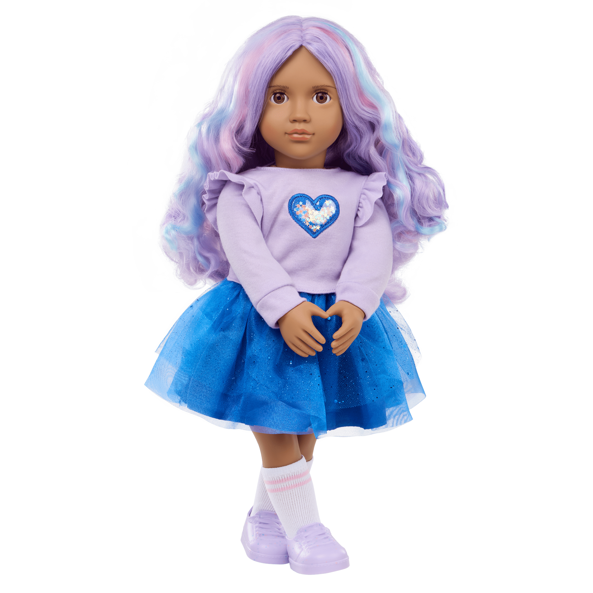 Our Generation 18-inch Doll Violeta Purple Hair