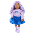 Our Generation 18-inch Doll Violeta Purple Hair