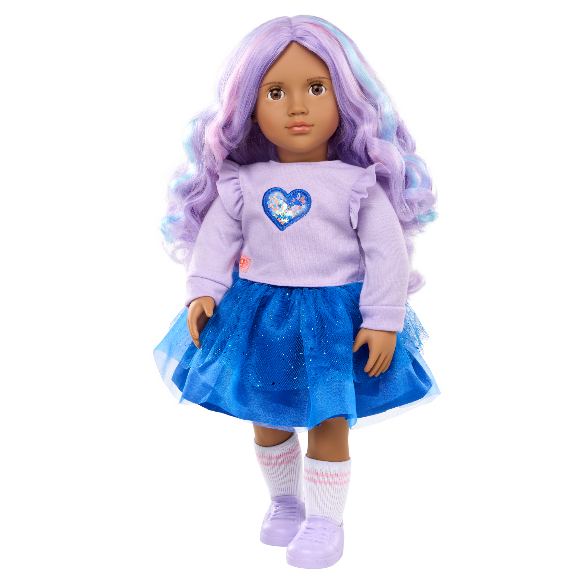 Our Generation 18-inch Doll Violeta Purple Hair
