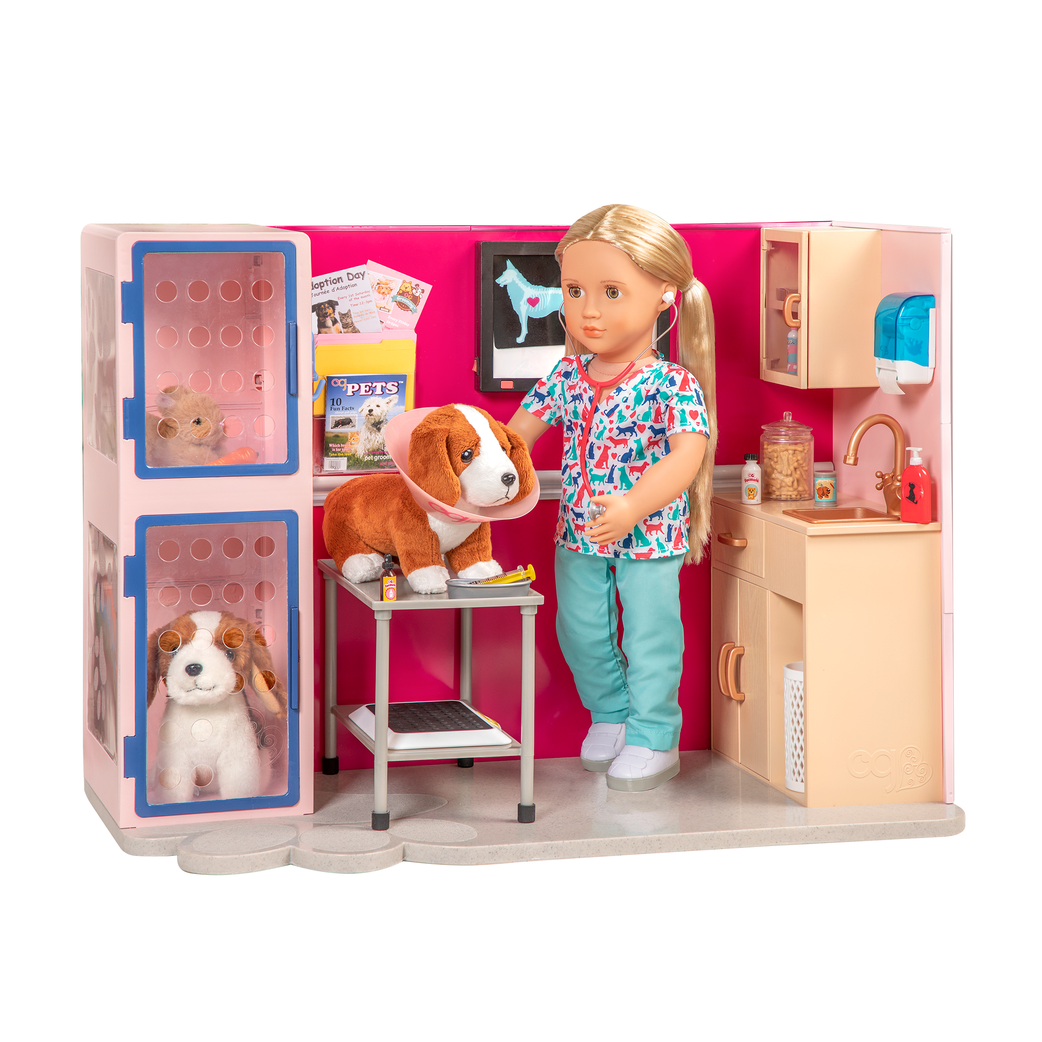 Vet clinic playset